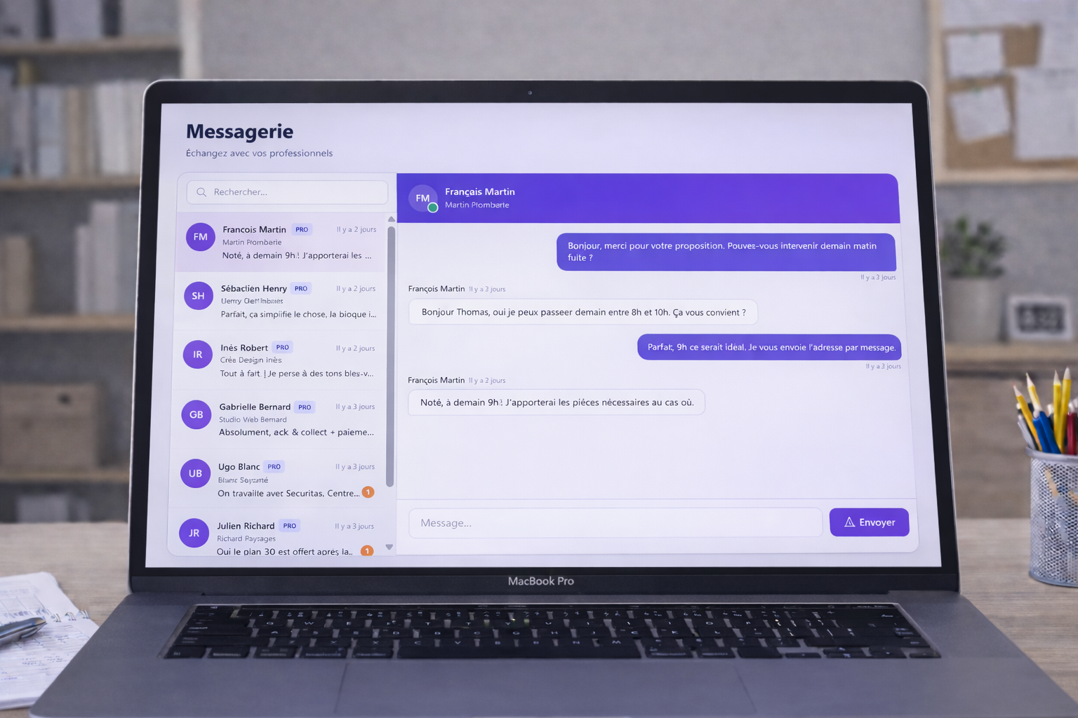 Messagerie SimpleAnnonce