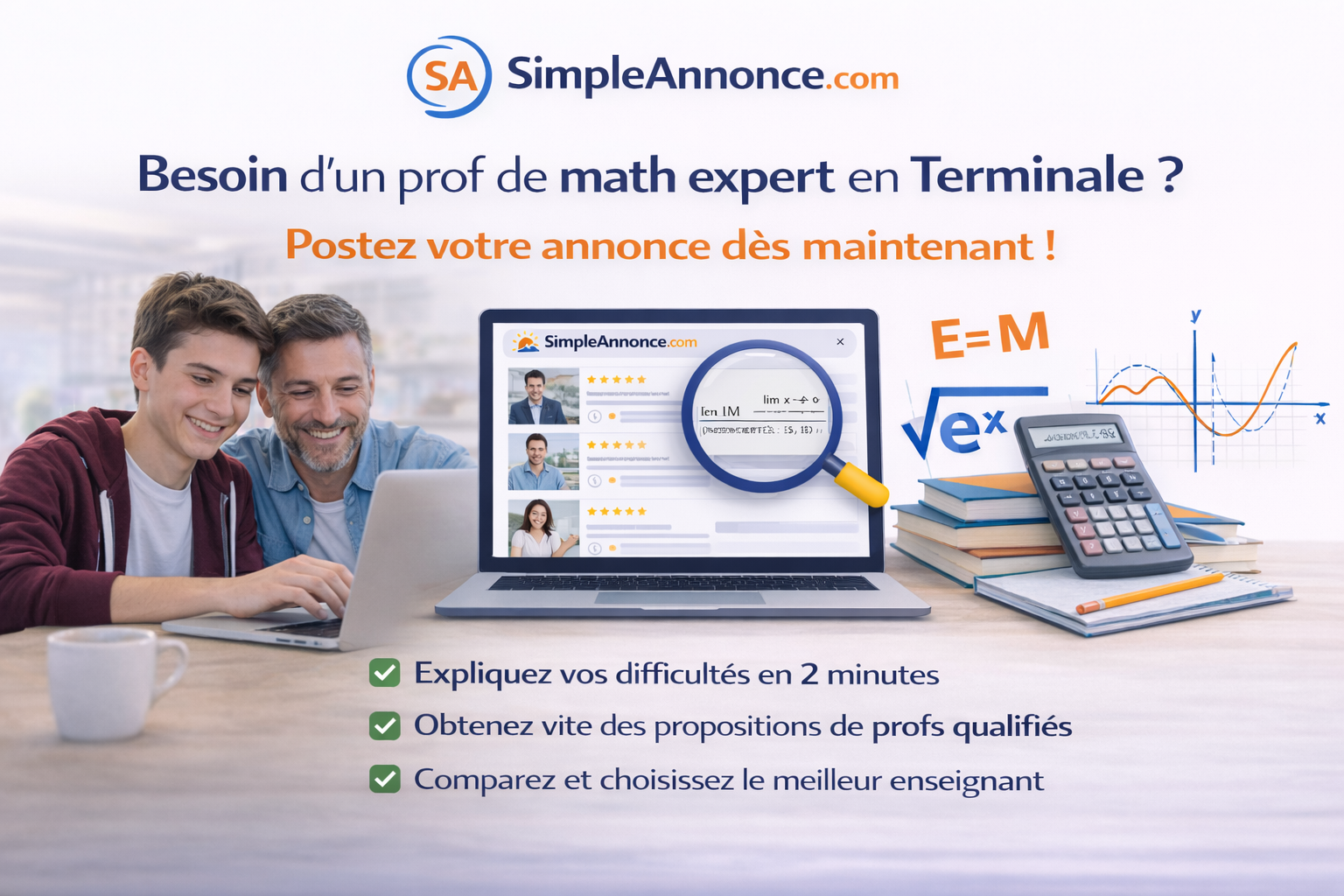 Recherche prof de maths terminale